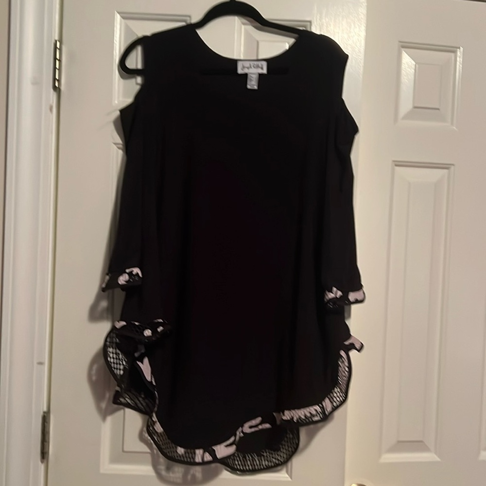 Joseph Ribkoff cold shoulder dress shirt - Size 16